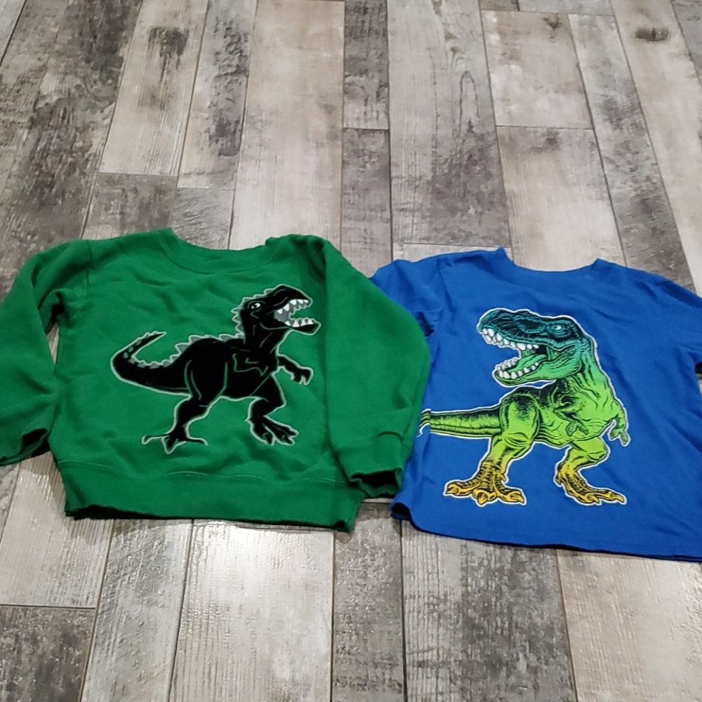 Granimals dino sweater and short sleeve shirt